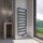 BELVU Termoarredo bagno scaldasalviette design antracite 50 x 134 cm