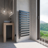 LUMATE Termoarredo bagno scaldasalviette design elettrico...