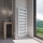 BELVU Termoarredo bagno scaldasalviette design elettrico Bianco 50 x 134 cm con elemento riscaldante intelligente